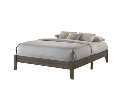 Image for Skyler Full Platform Bed In One Box Grey