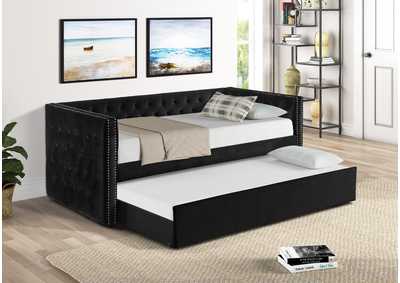 Trina Daybed With Trundle Black