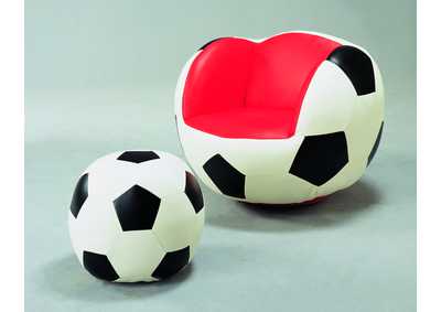Image for Soccer Chair & Ottoman