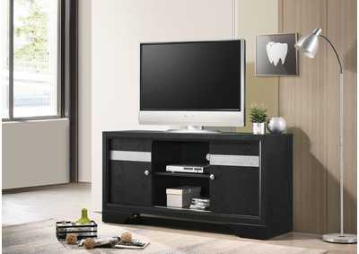 Regata TV Stand Black - Silver