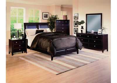 Image for Claret Upholstered King Bed
