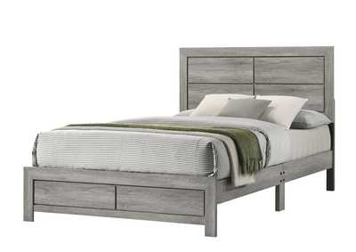 Hopkins Platform Bed In One Box Driftwood
