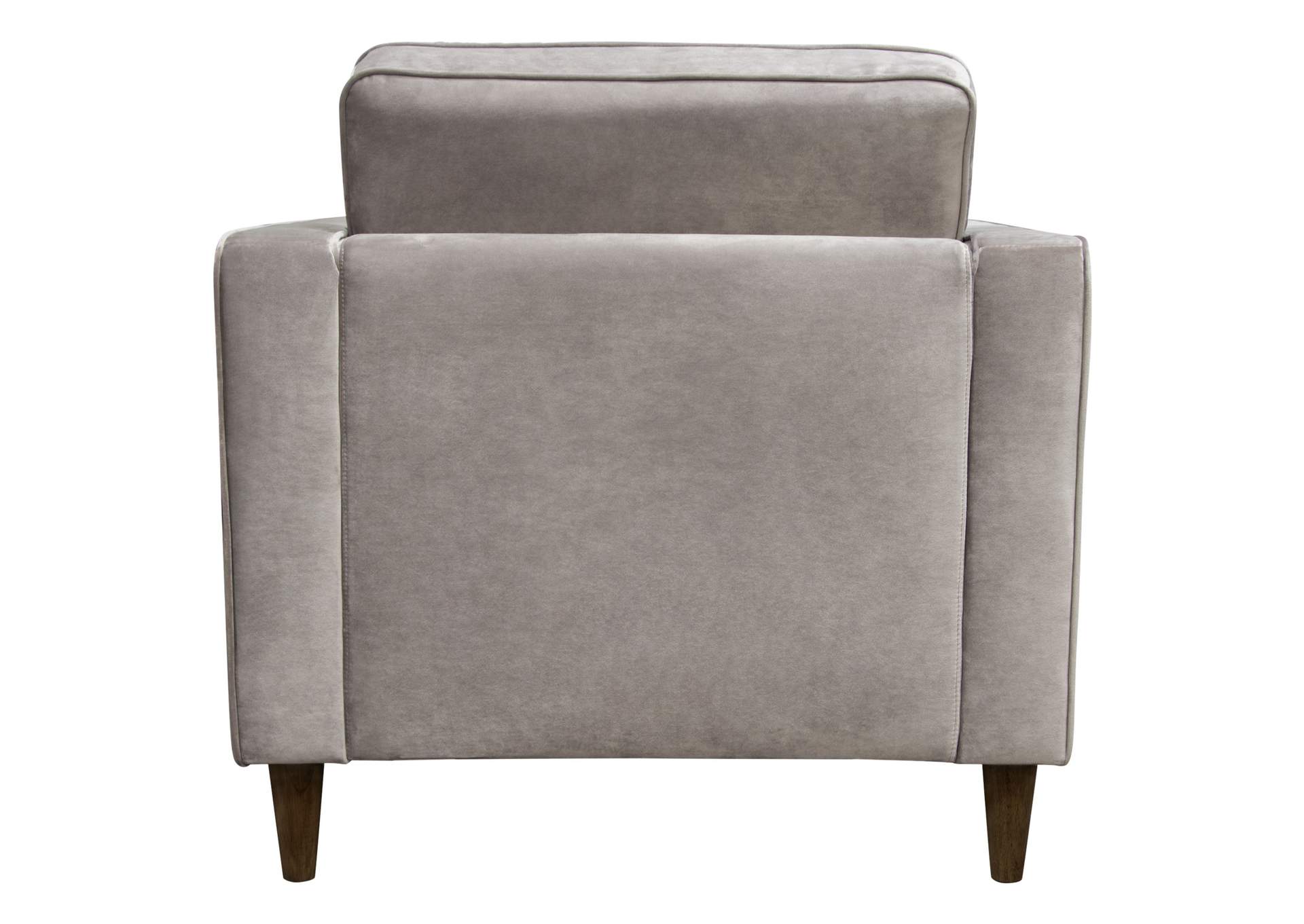 Juniper Tufted Chair in Champagne Grey Velvet by Diamond Sofa,Diamond Sofa