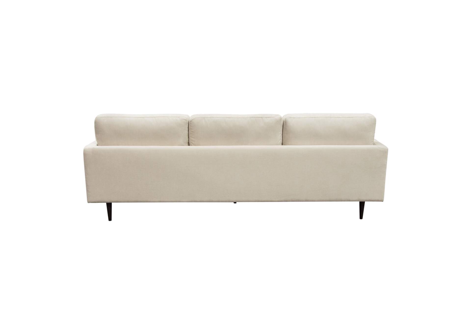 Kelsey Reversible Chaise Sectional in Cream Fabric by Diamond Sofa,Diamond Sofa