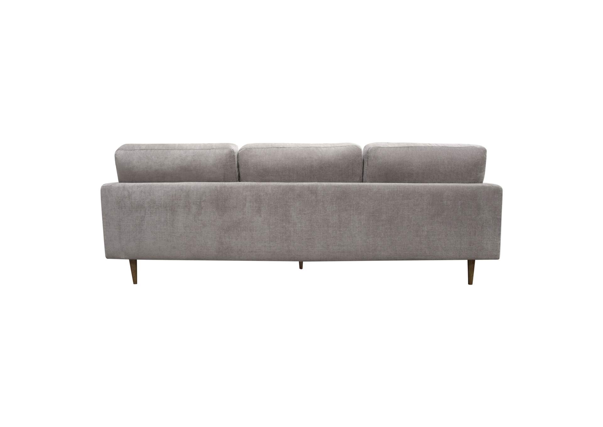 Kelsey Reversible Chaise Sectional in Grey Fabric by Diamond Sofa,Diamond Sofa