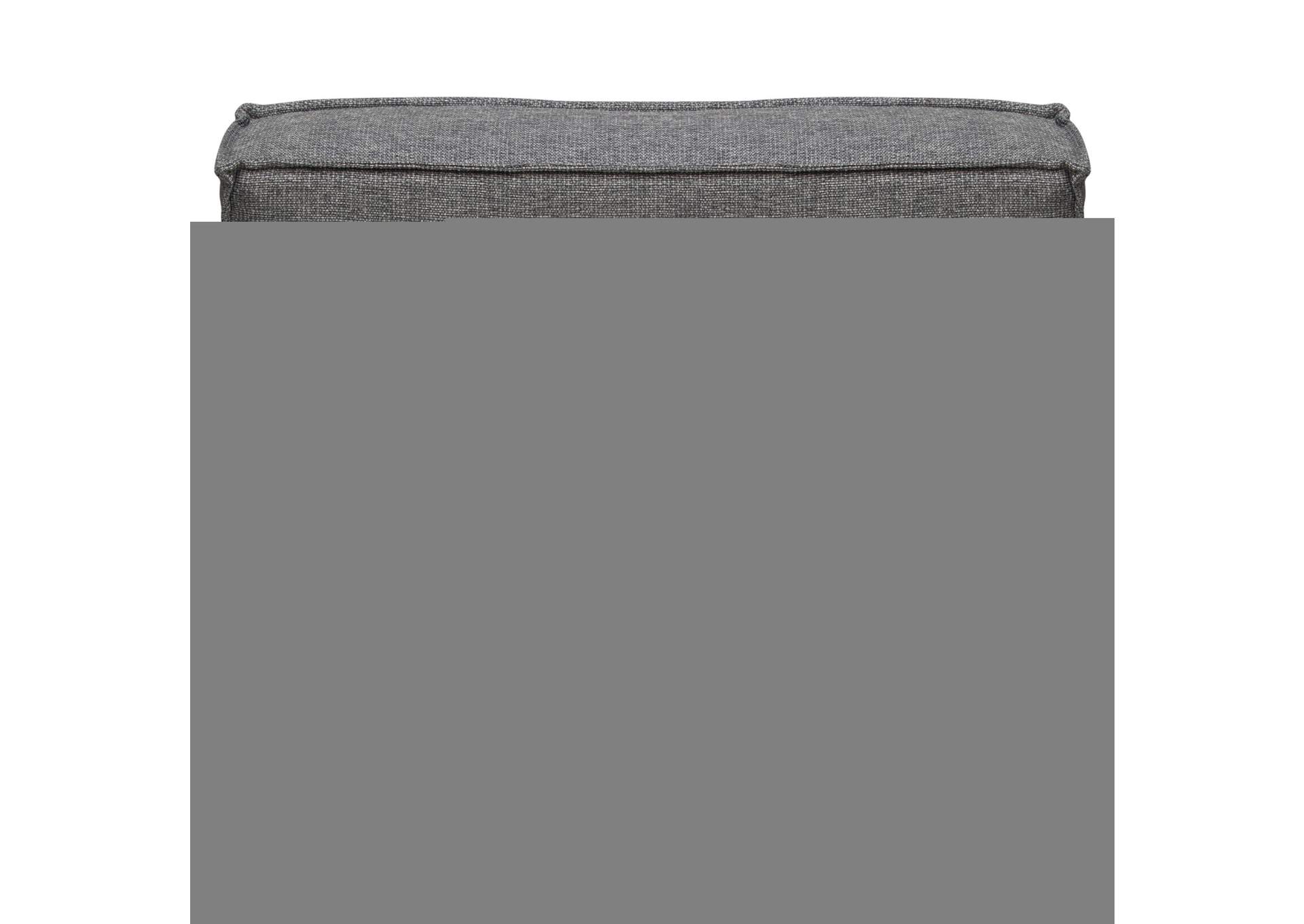 Marshall Scooped Seat Armless Chair in Grey Fabric by Diamond Sofa,Diamond Sofa