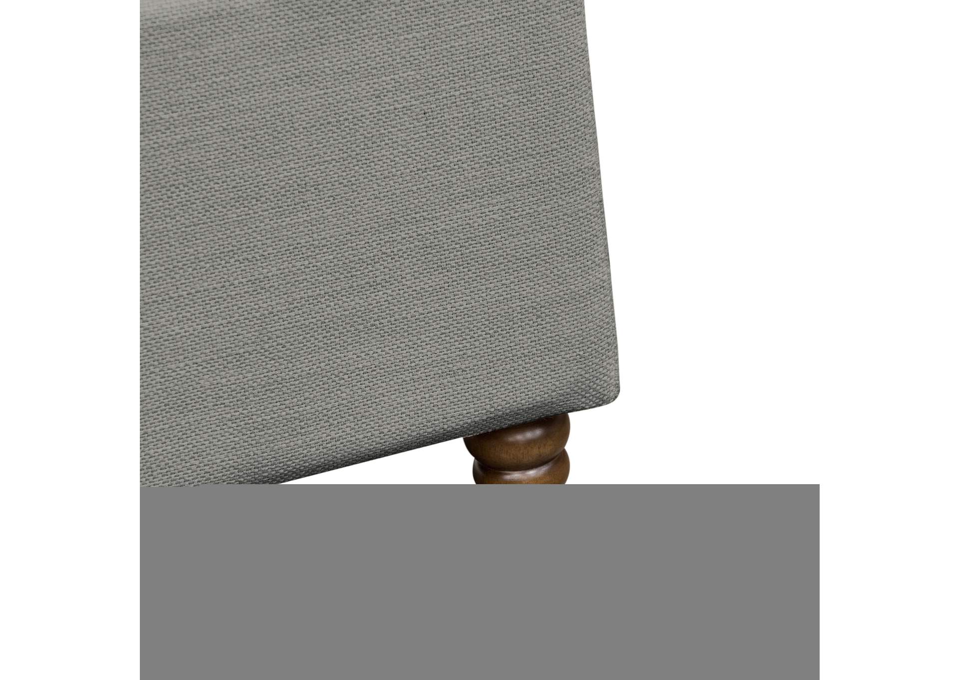 Park Ave Tufted Lift-Top Storage Trunk by Diamond Sofa - Grey Linen,Diamond Sofa