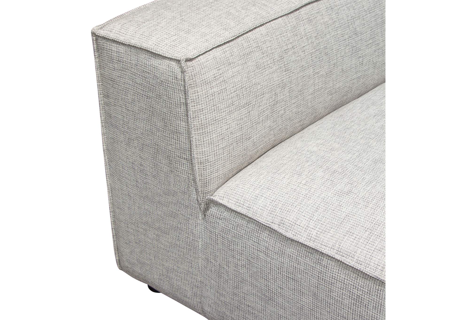 Vice Armless Chair in Barley Fabric by Diamond Sofa,Diamond Sofa