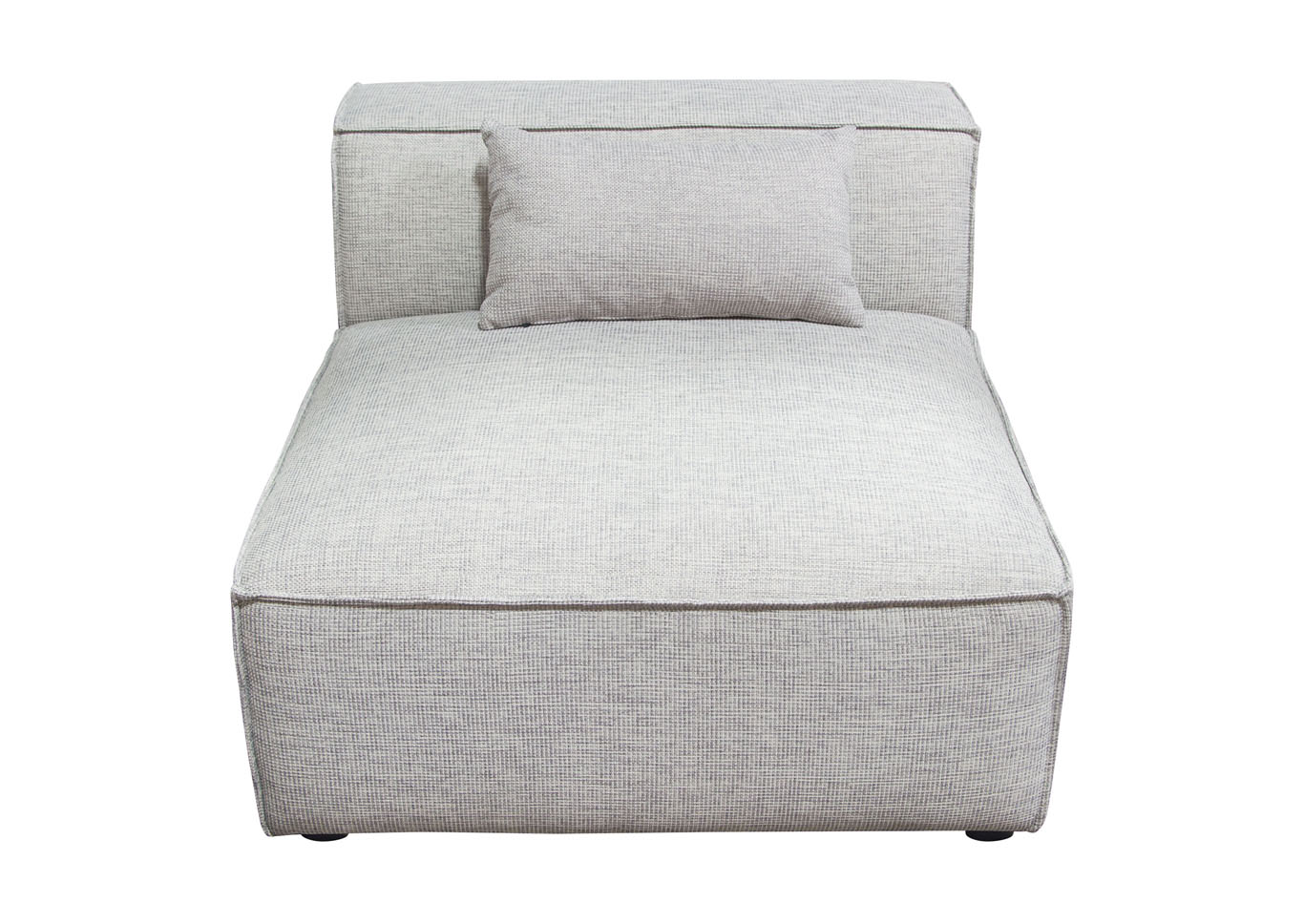 Vice Armless Chair in Barley Fabric by Diamond Sofa,Diamond Sofa