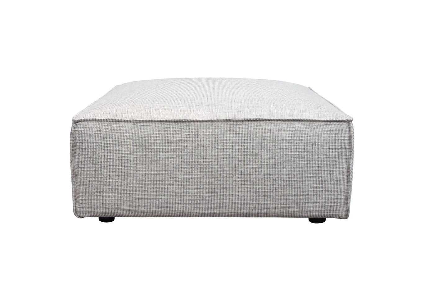 Vice Square Ottoman in Barley Fabric by Diamond Sofa,Diamond Sofa