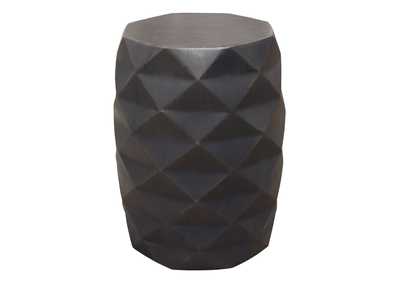 Image for Fig Solid Mango Wood Accent Table in Grey Finish w/ Geometric Motif by Diamond Sofa