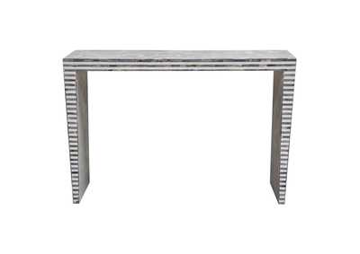 Image for Mosaic Console Table w/ Bone Inlay in Linear Pattern by Diamond Sofa