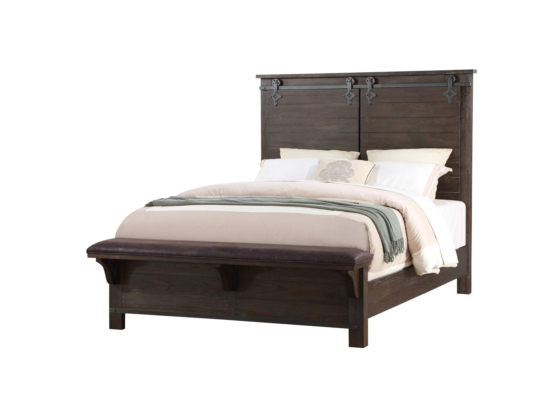 Newton Queen Bed,Emerald Home Furnishings
