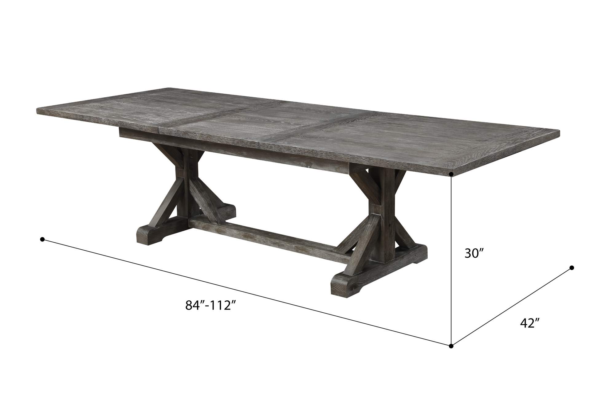 Paladin Butterfly Leaf Dining Table,Emerald Home Furnishings