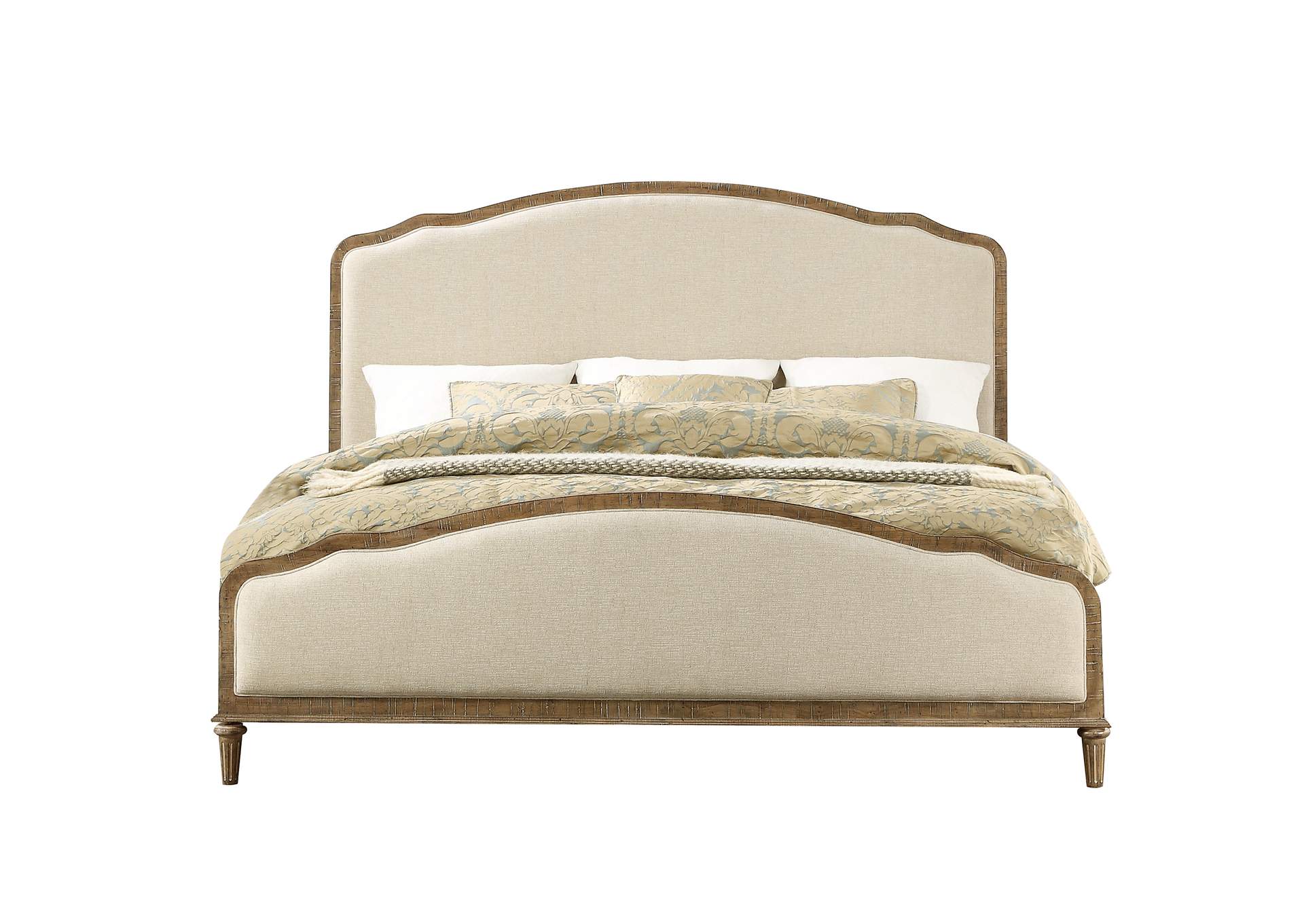 Interlude King Upholstered Bed,Emerald Home Furnishings
