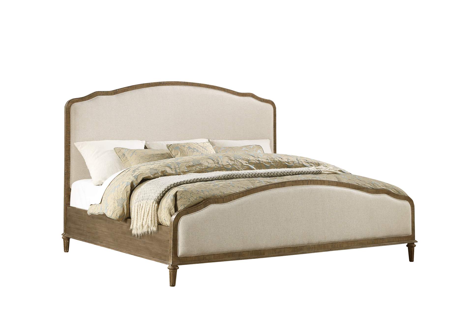 Interlude King Upholstered Bed,Emerald Home Furnishings