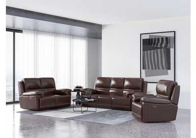 Image for Bernard Dual Power Sofa Recliner And Headrest
