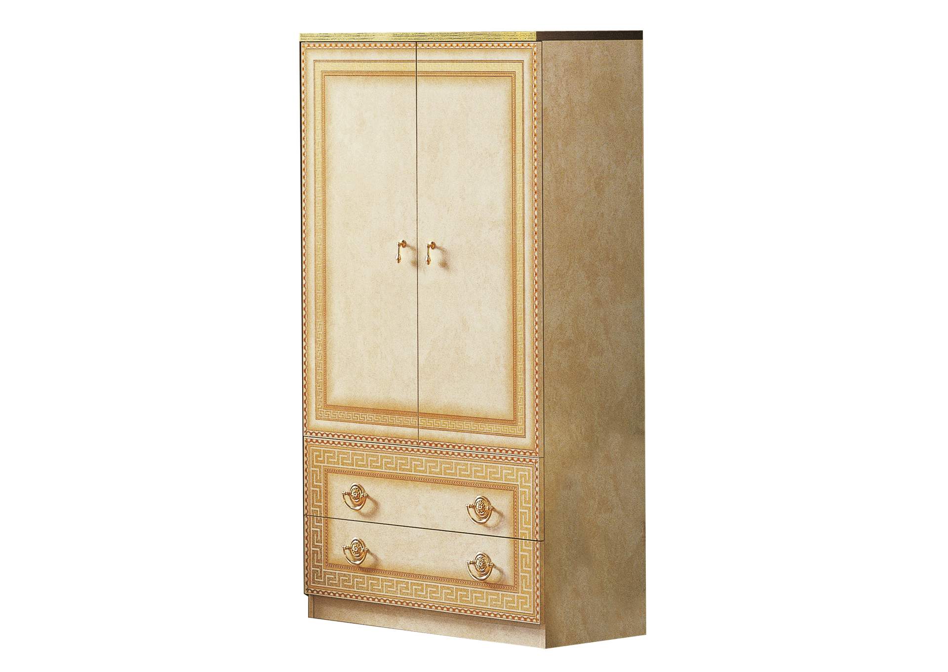 Aida 2 Door Wardrobe,ESF Wholesale Furniture