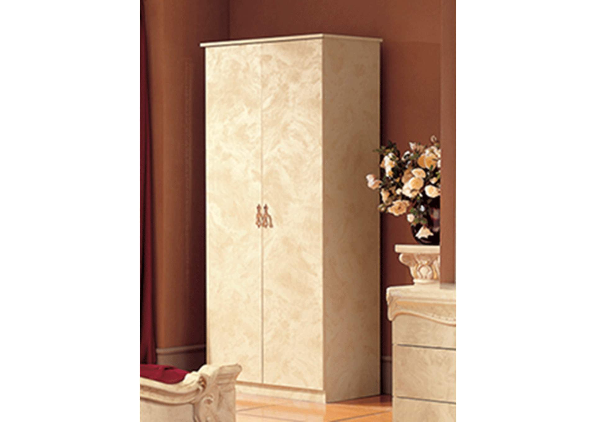 Barocco 2 Door Dresser Ivory,ESF Wholesale Furniture