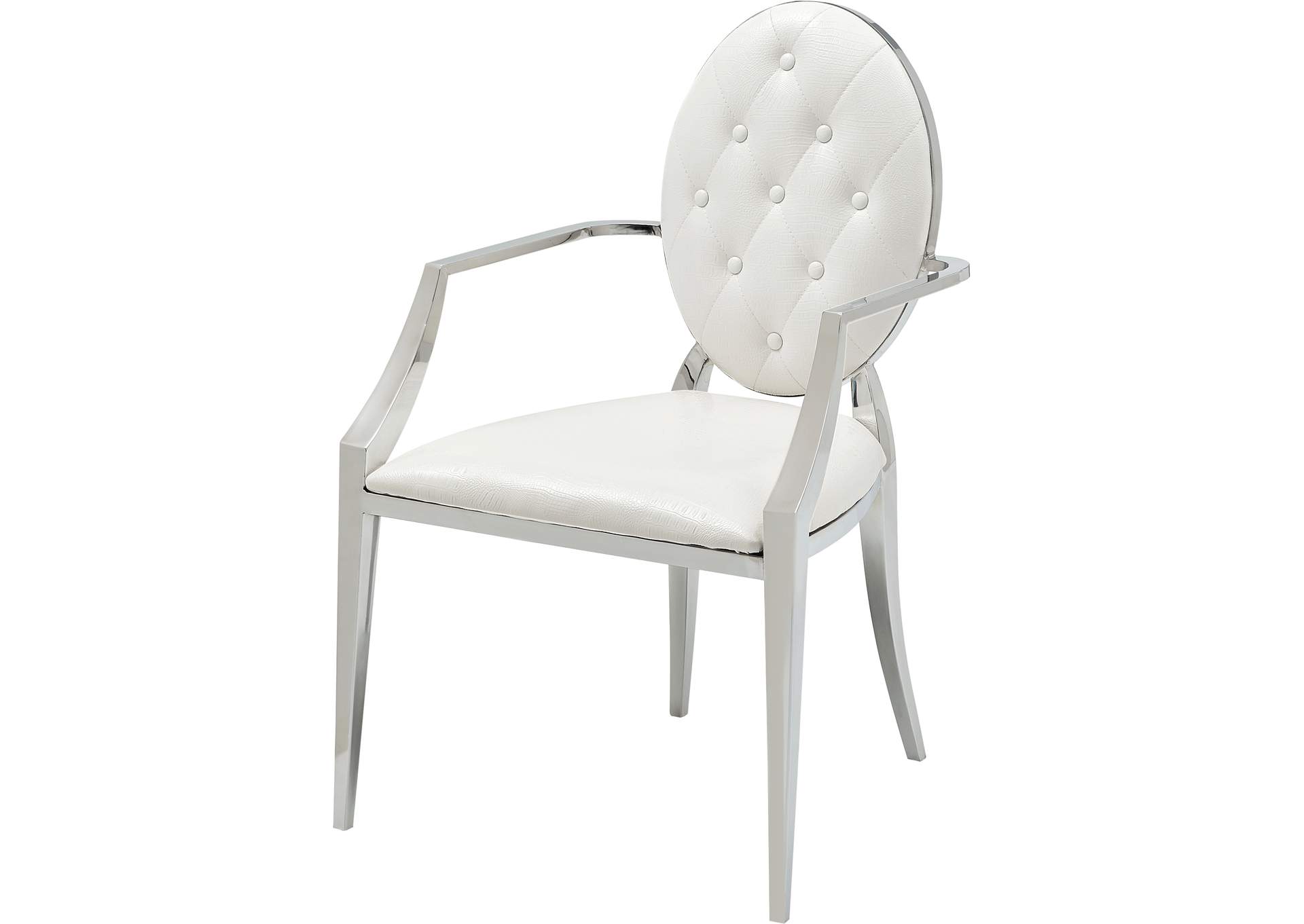 110 Arm Chair White,ESF Wholesale Furniture