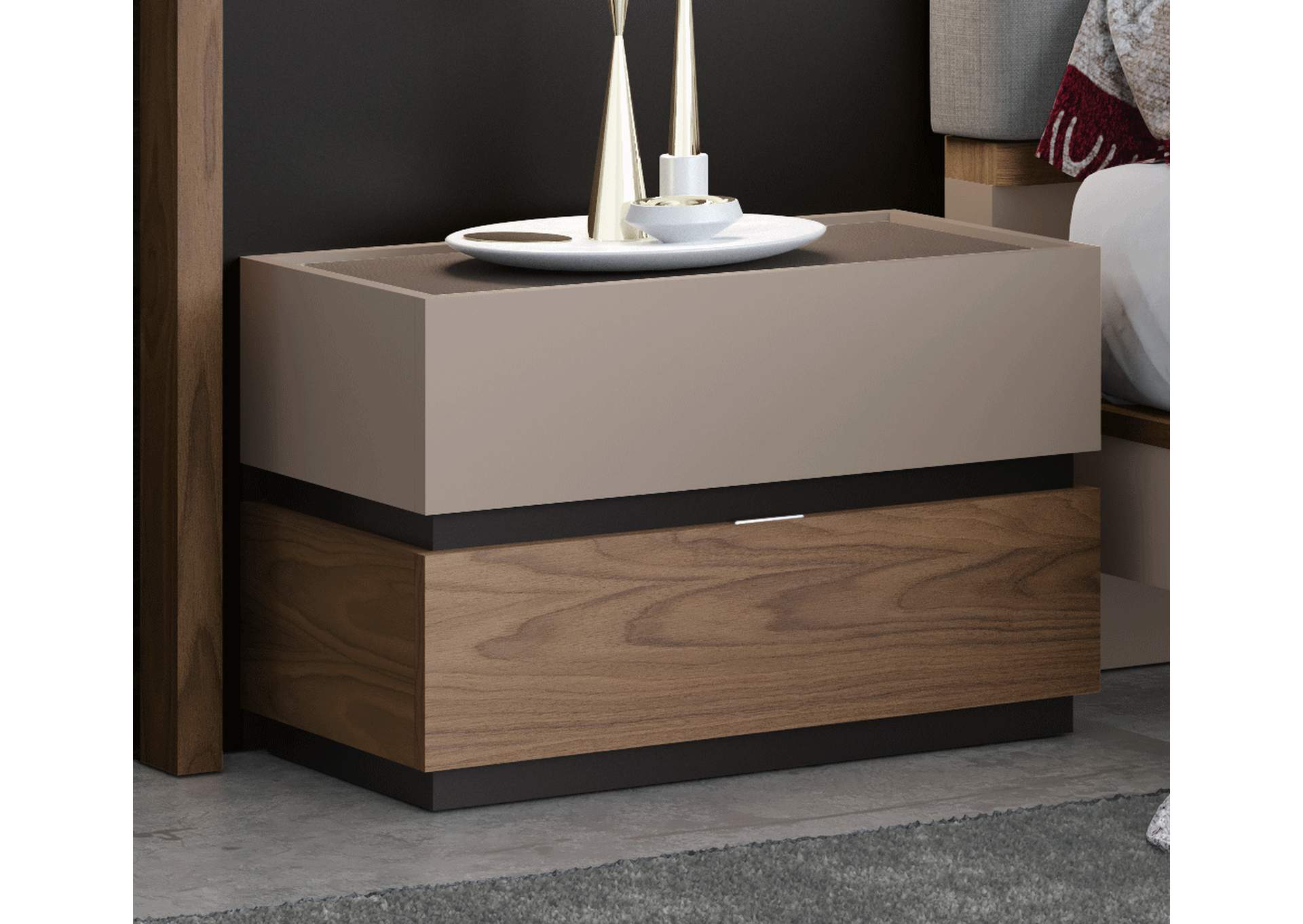 Leo Nightstand 2 Drawers,ESF Wholesale Furniture
