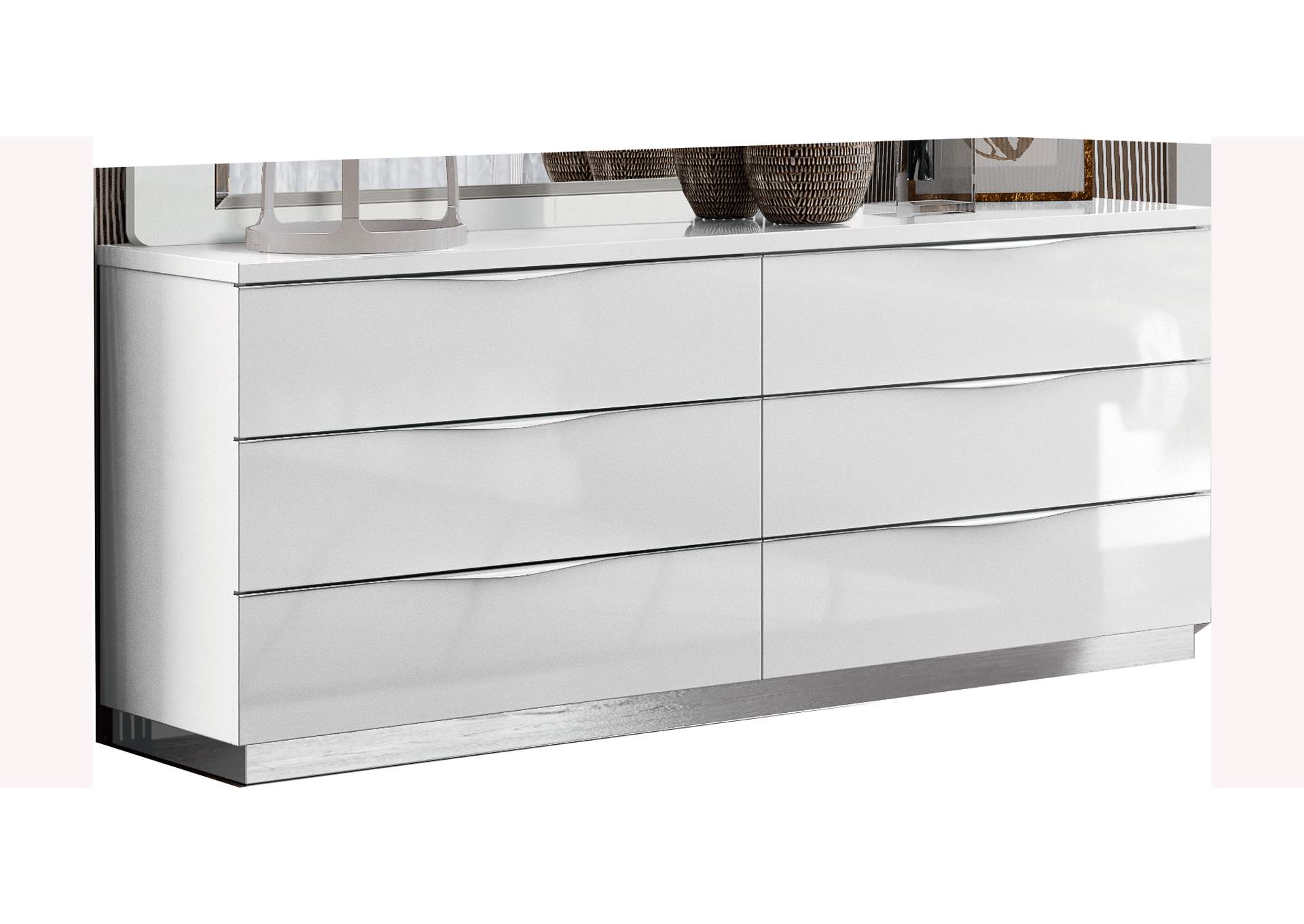 Onda Double Dresser White,ESF Wholesale Furniture
