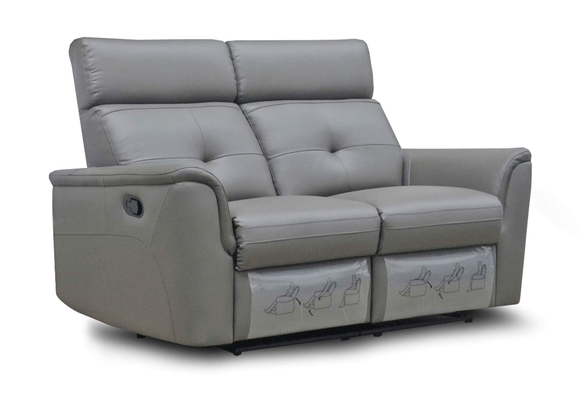 8501 2 Loveseat Dark Grey,ESF Wholesale Furniture