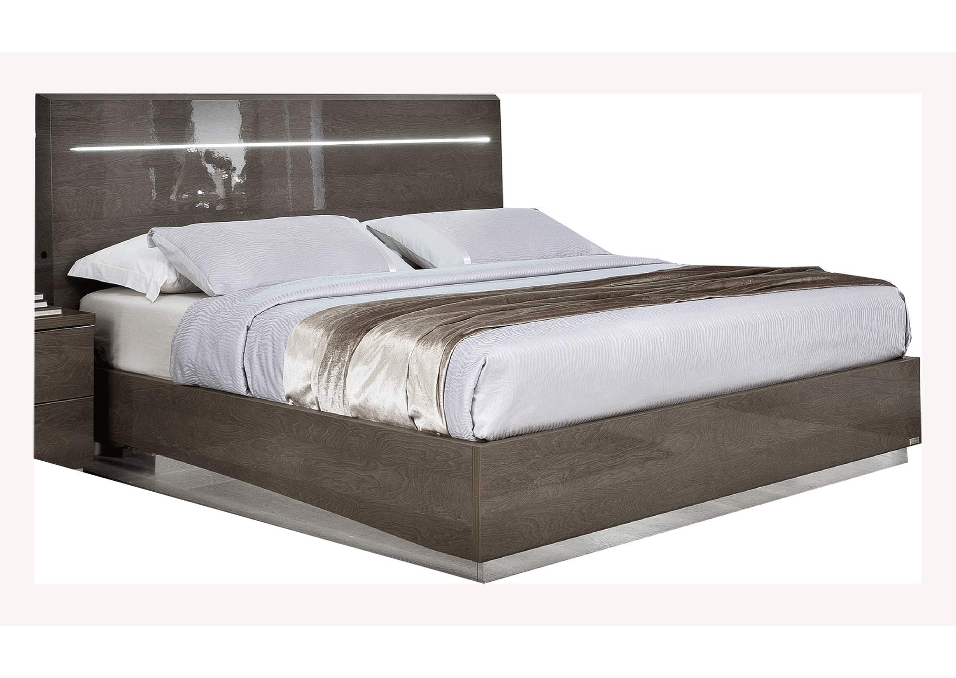 Platinum Legno King Bed Silver Birch,ESF Wholesale Furniture