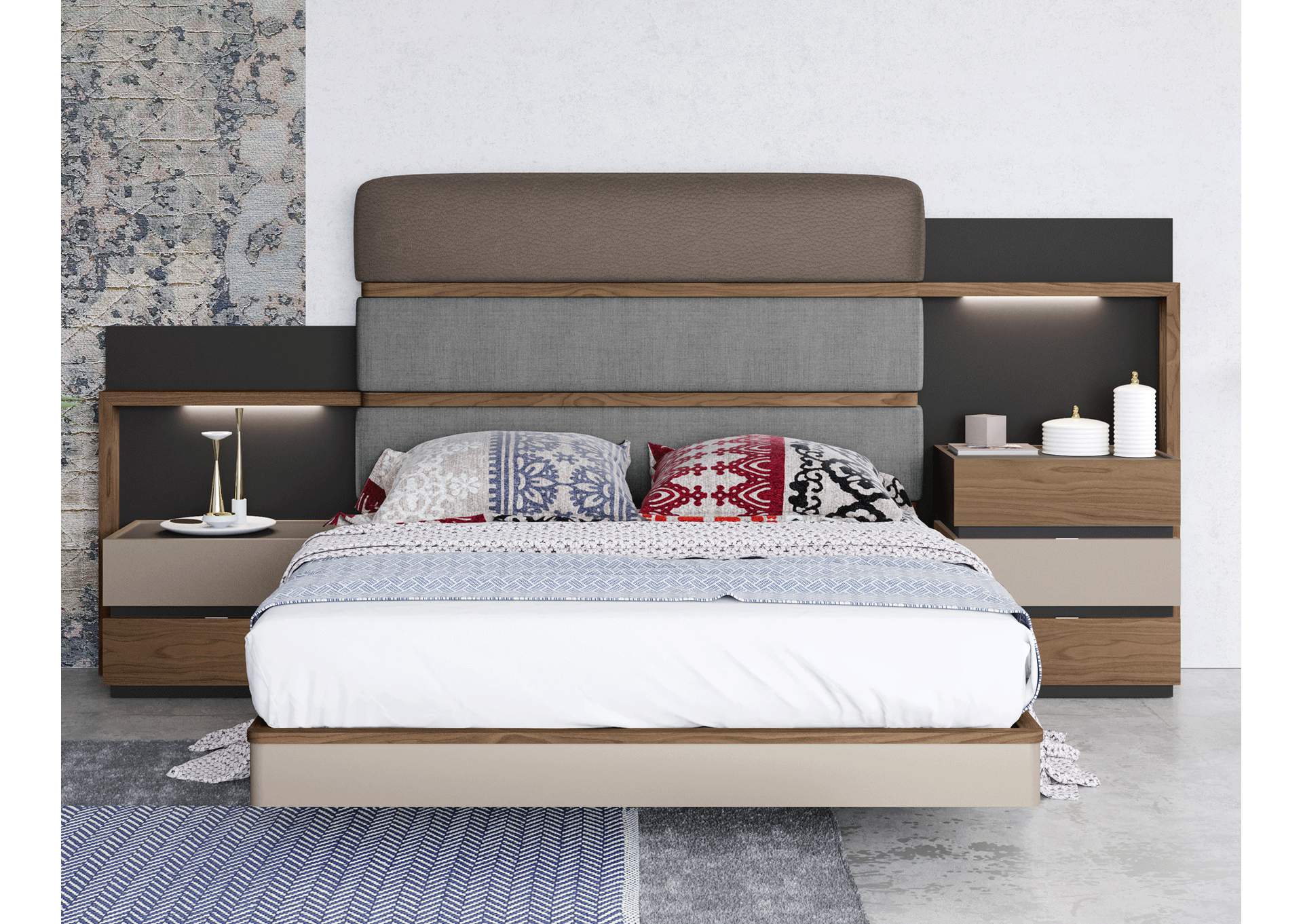 Leo Bed King,ESF Wholesale Furniture