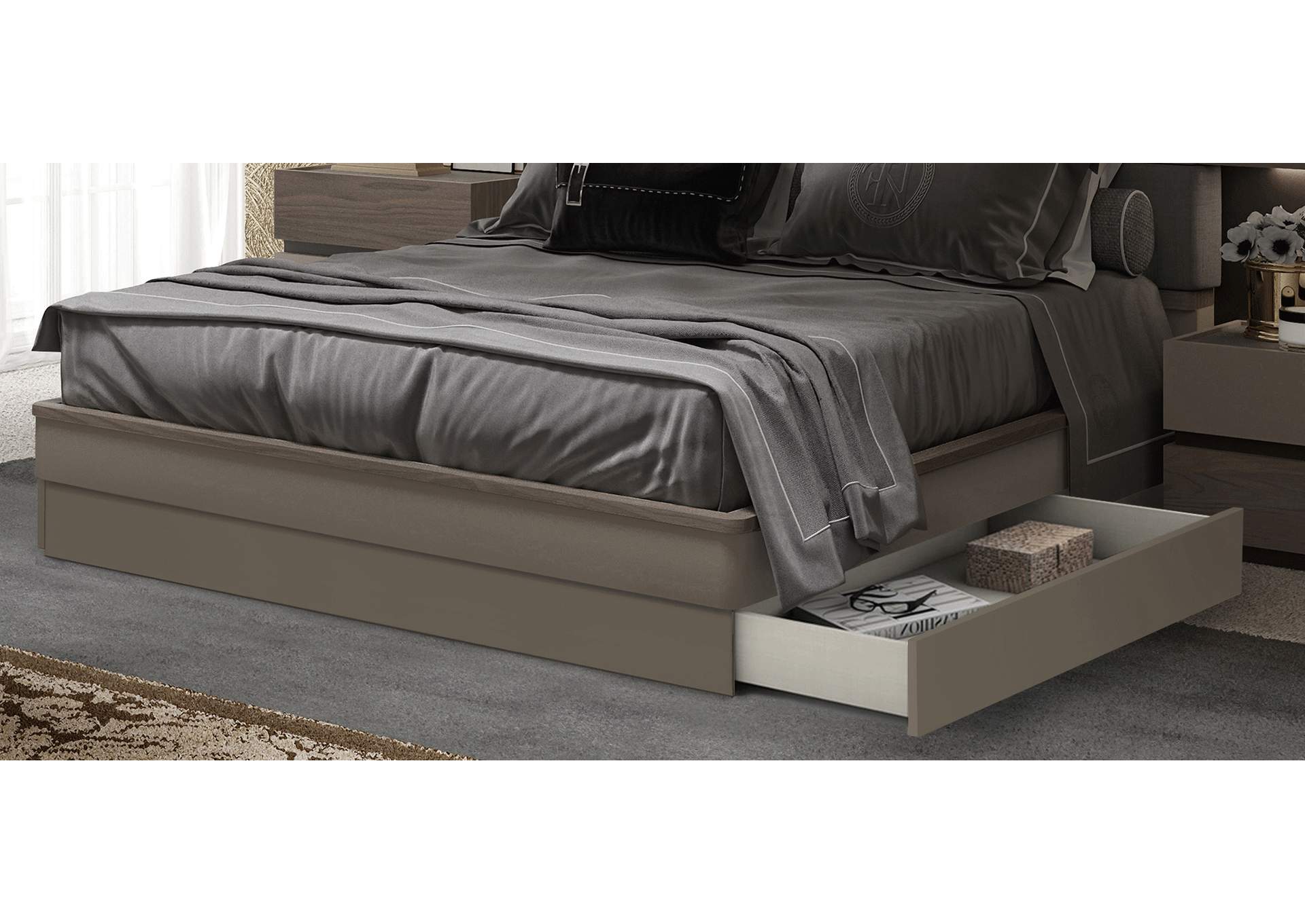 Leo Storage Bed KIT Queen,ESF Wholesale Furniture