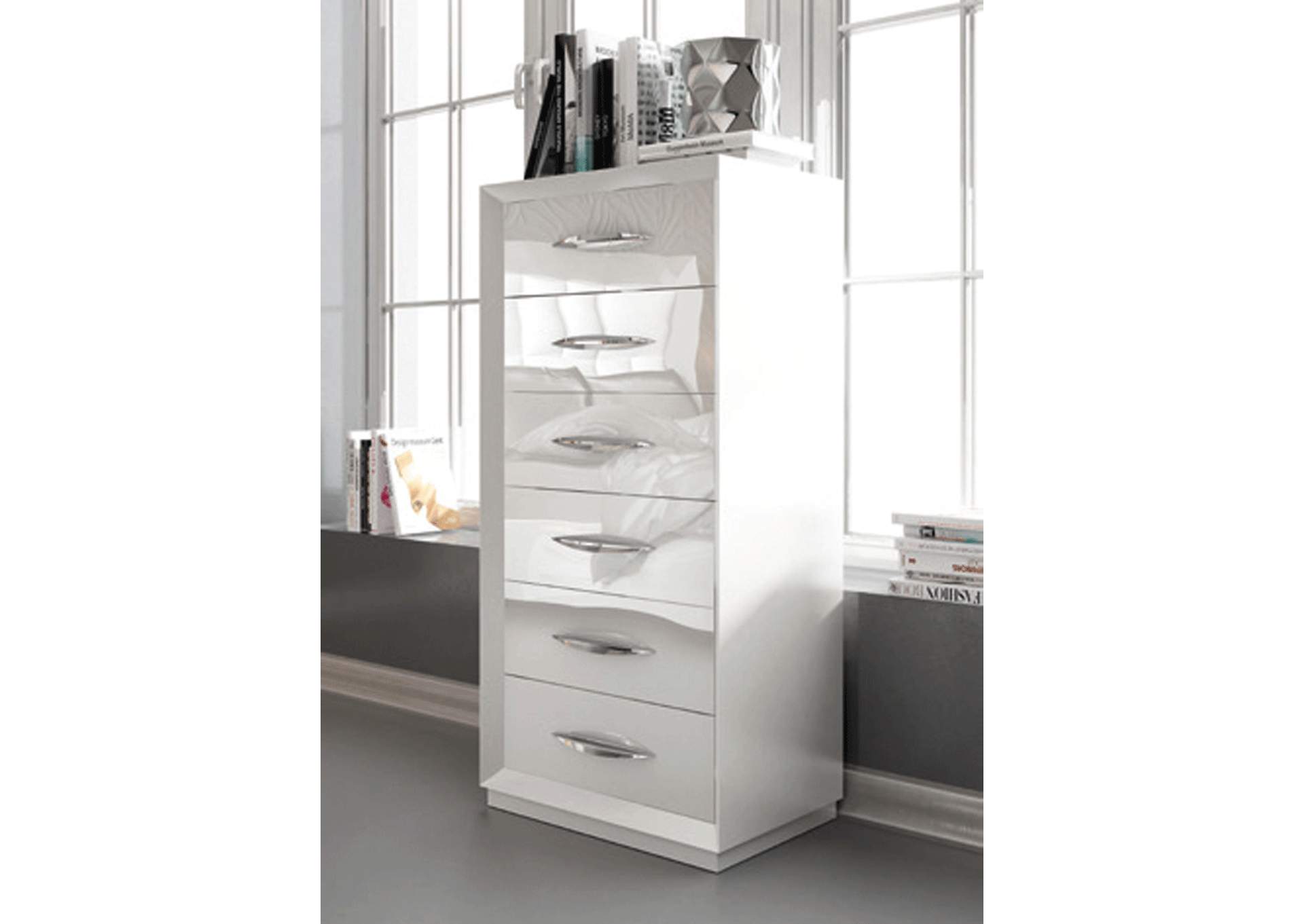 Carmen Chest White,ESF Wholesale Furniture