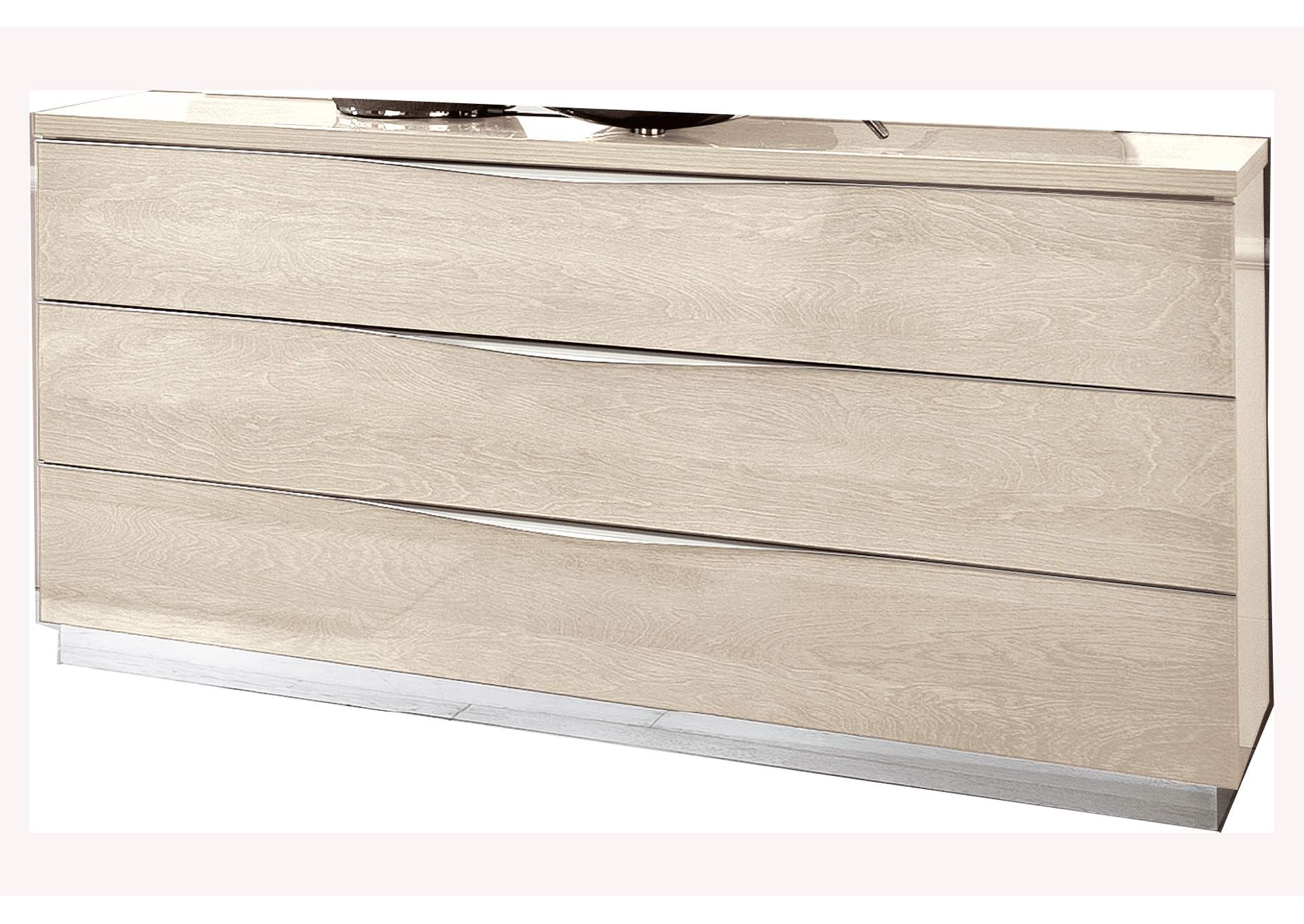 Platinum Single Dresser Ivory Betullia Sabbia,ESF Wholesale Furniture