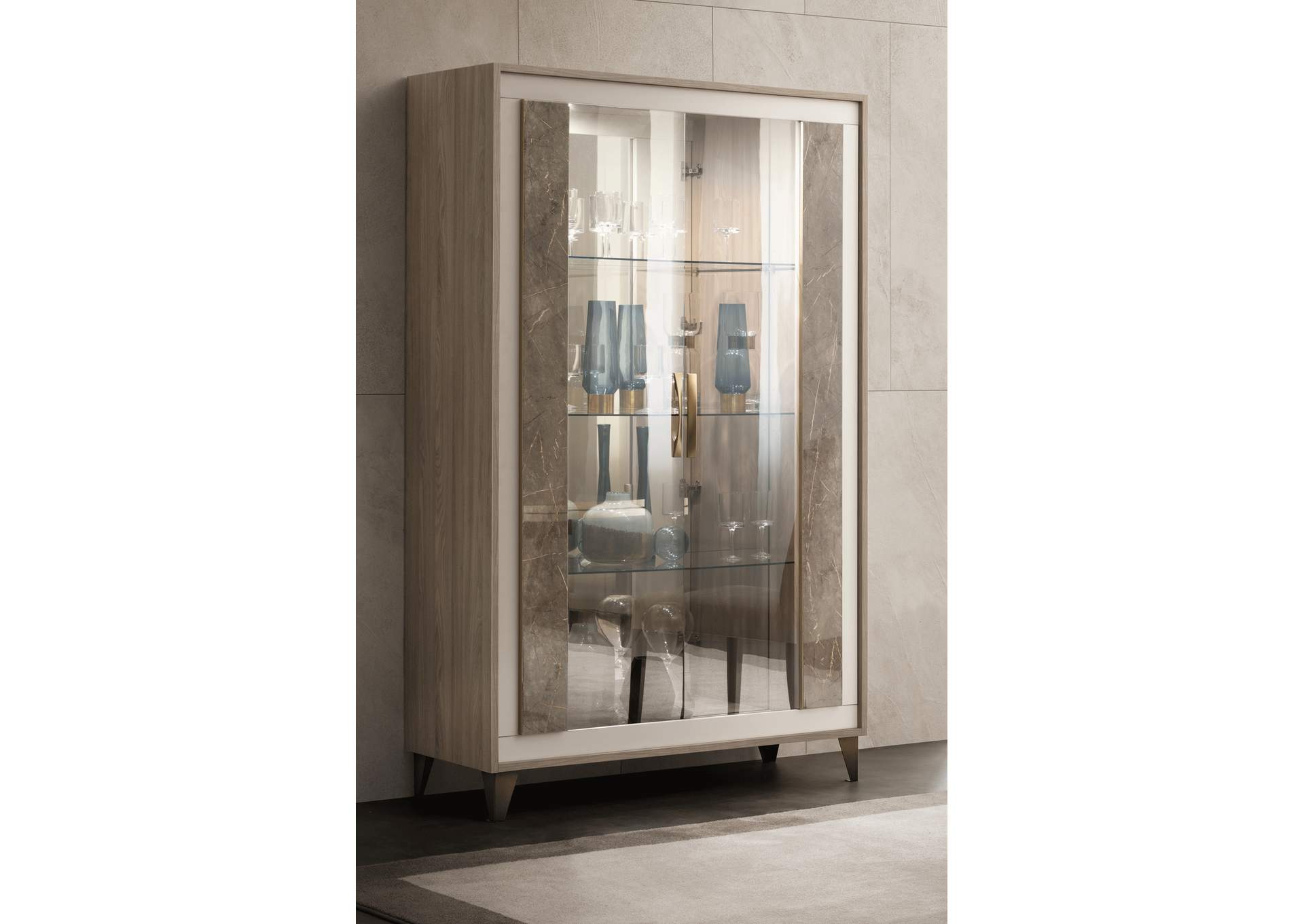 2-door Glass Cabinet,ESF Wholesale Furniture