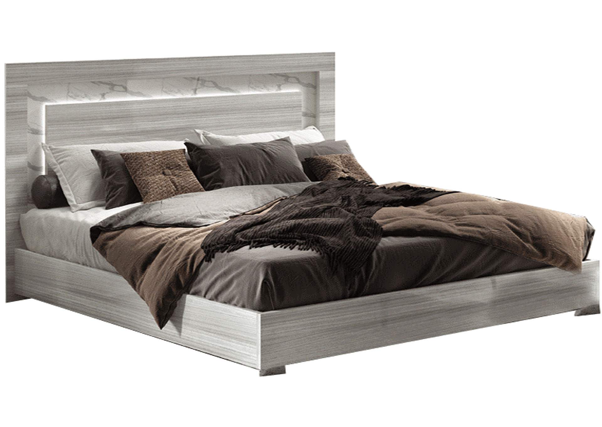 Carrara Bed King Grey,ESF Wholesale Furniture