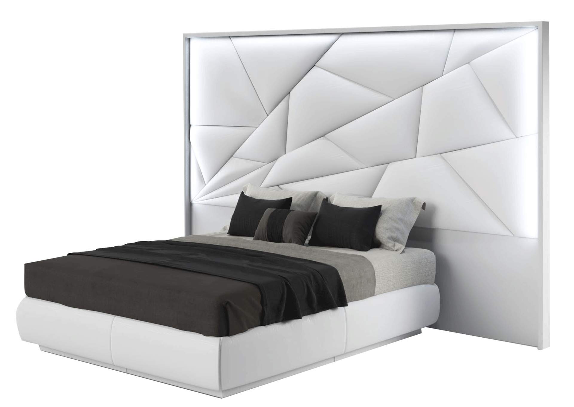 Majesty Bed King W - Light,ESF Wholesale Furniture