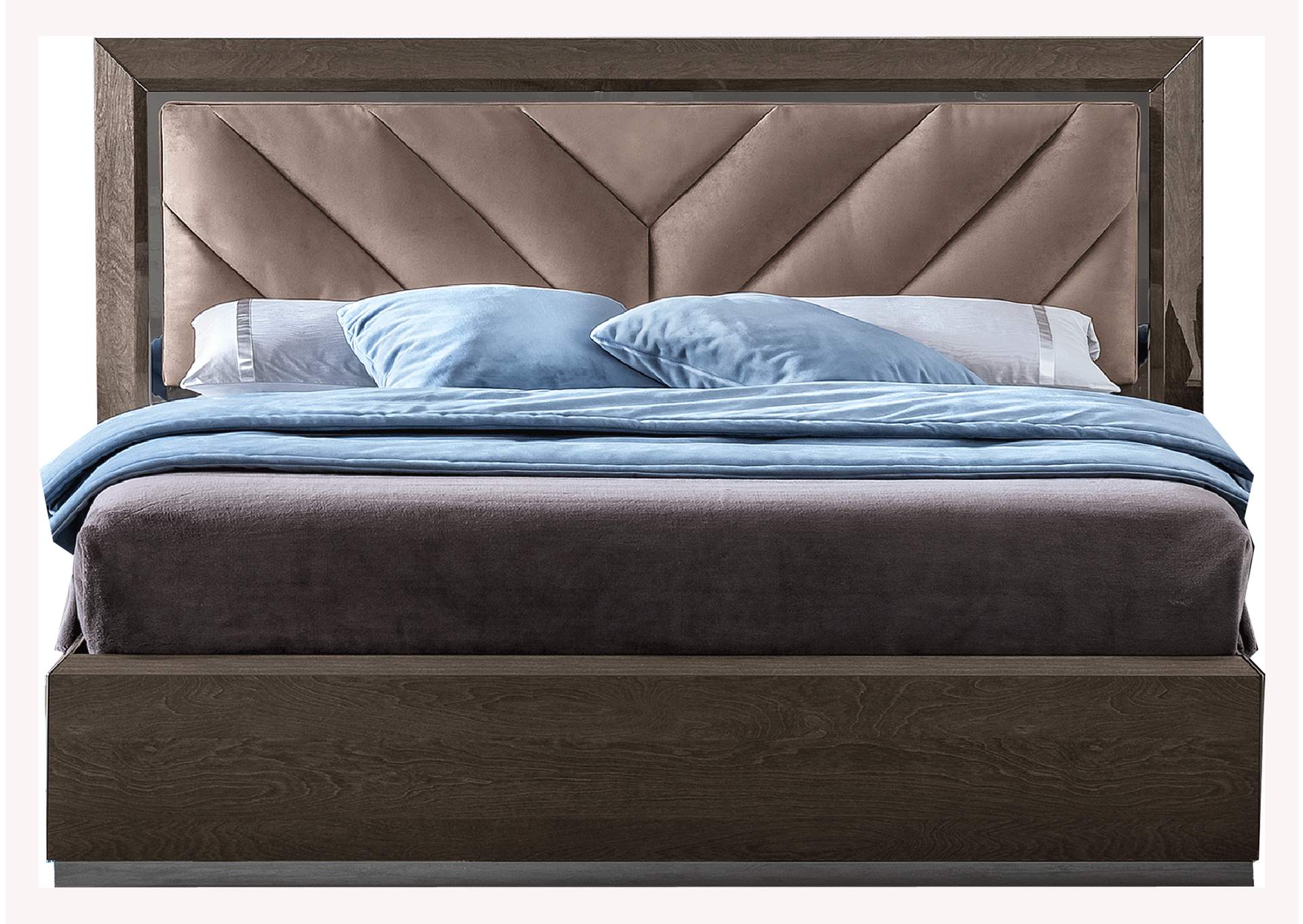 Elite Camel Queen Size Bed "imbottito",ESF Wholesale Furniture
