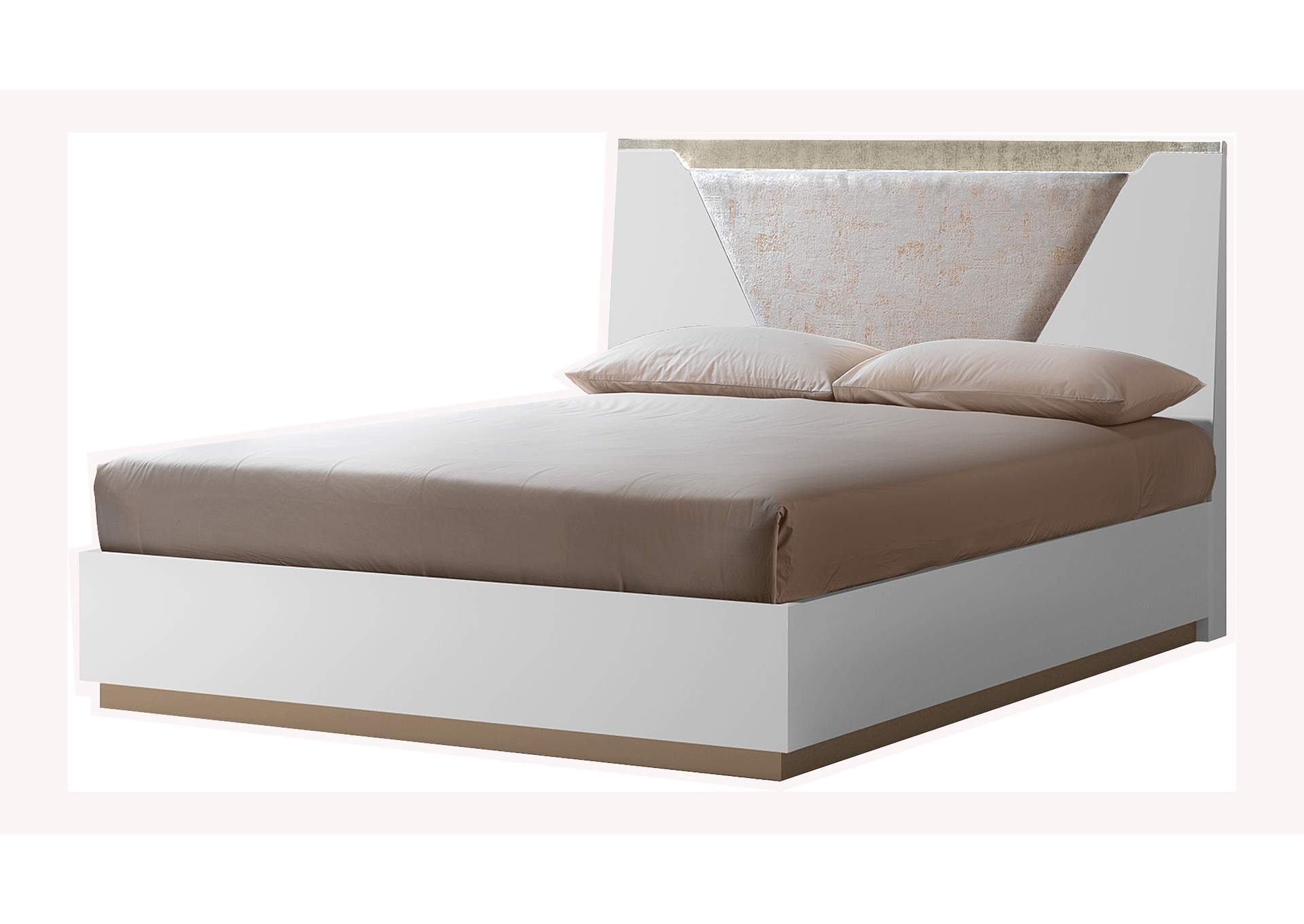 Smart Bed King White,ESF Wholesale Furniture