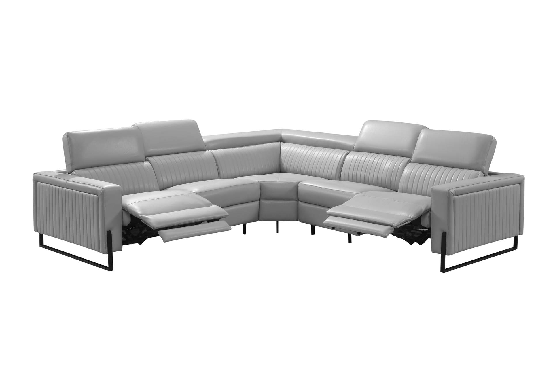 2787 Sectional with Recliners,ESF Wholesale Furniture