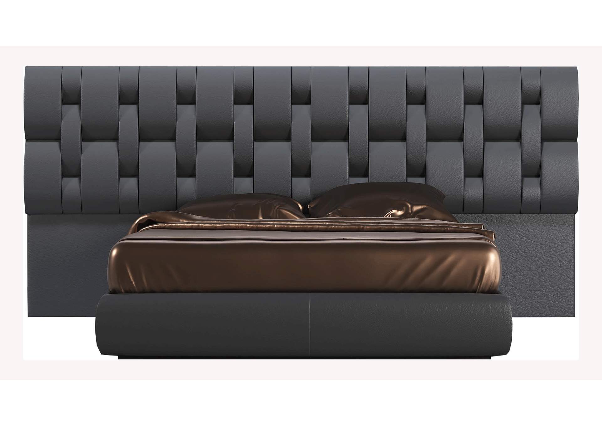 Emporio Black King Size Bed,ESF Wholesale Furniture