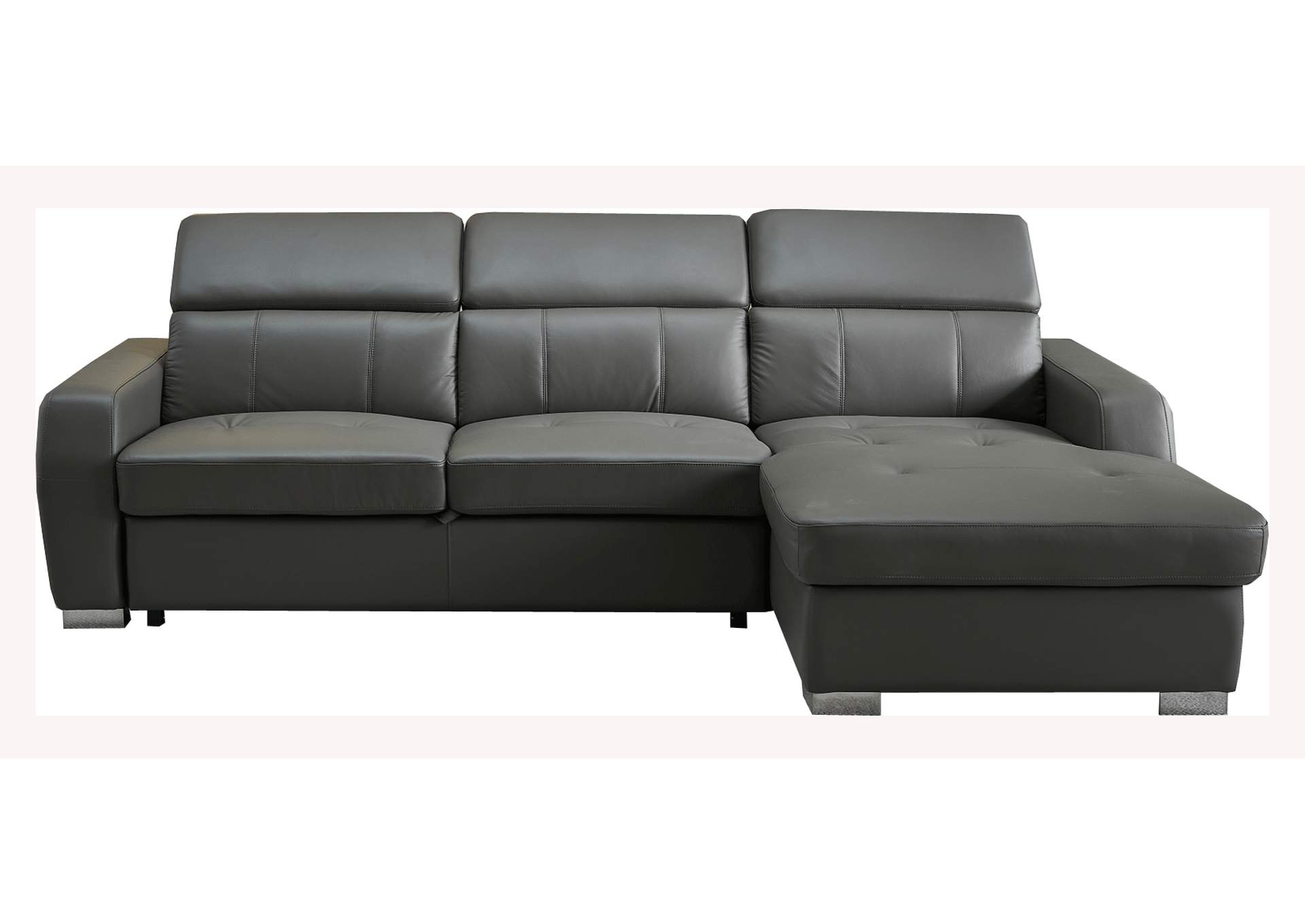 1822 Grey Sectional with Bed,ESF Wholesale Furniture