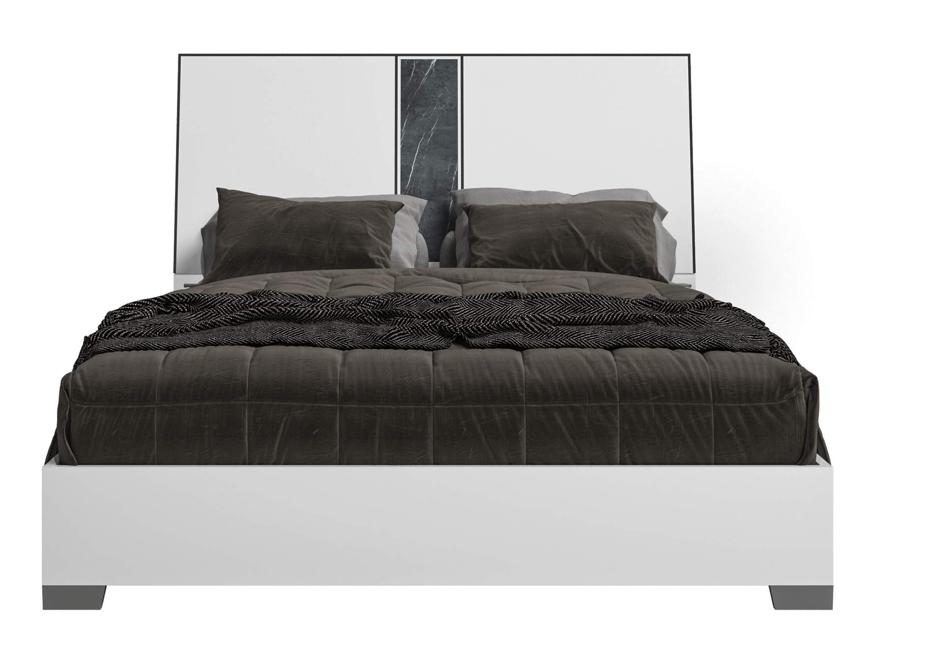 Bianca Marble Queen Size Bed,ESF Wholesale Furniture
