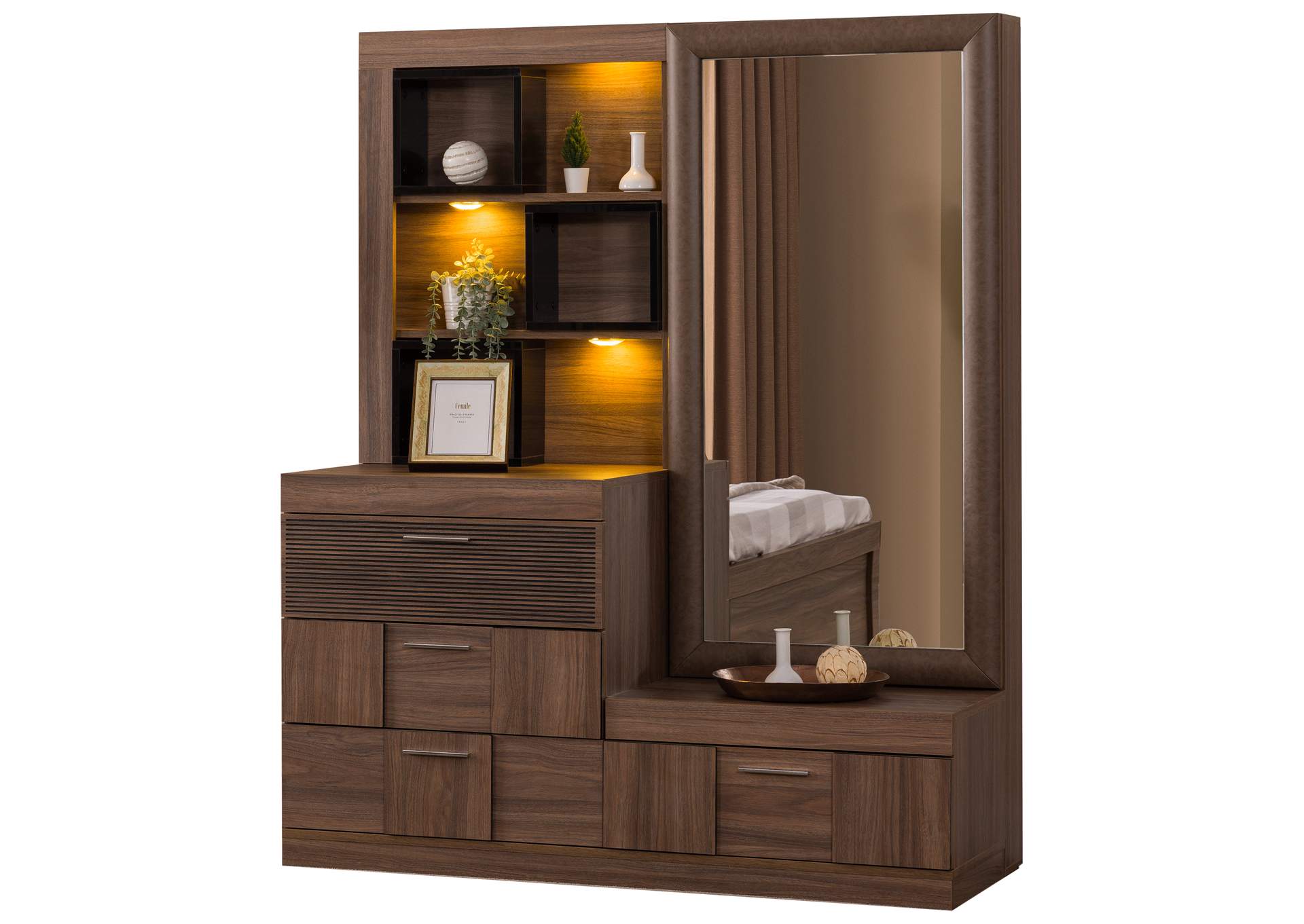 Lindo Dresser with Mirror,ESF Wholesale Furniture