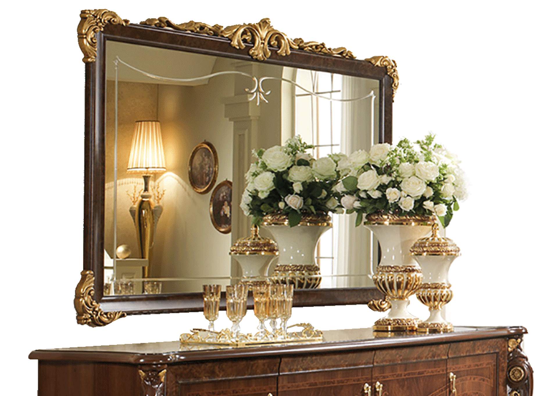 Donatello Mirror For 4-door Buffet,ESF Wholesale Furniture