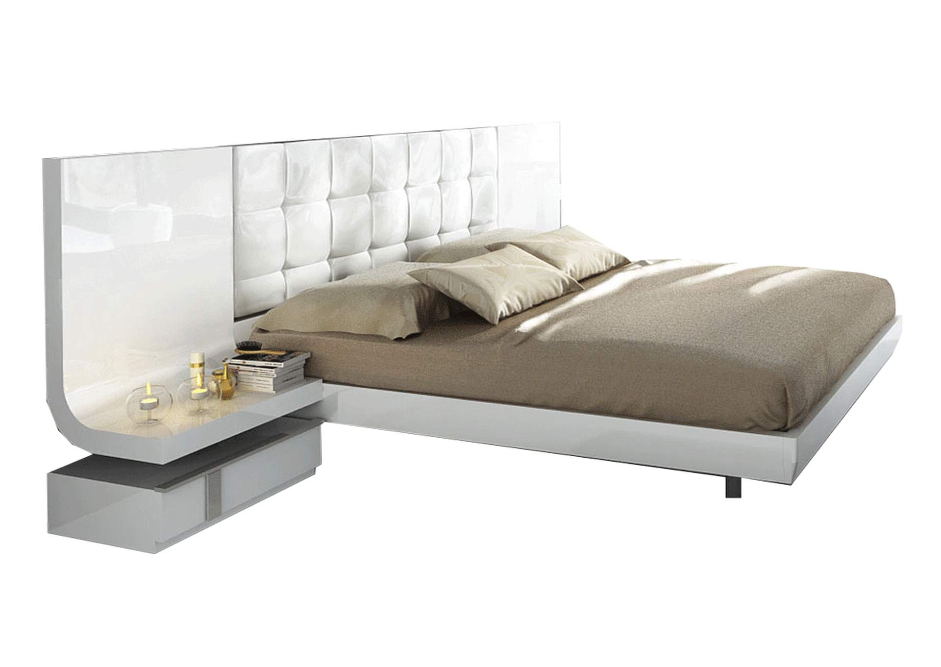 Granada Bed King W - Light,ESF Wholesale Furniture