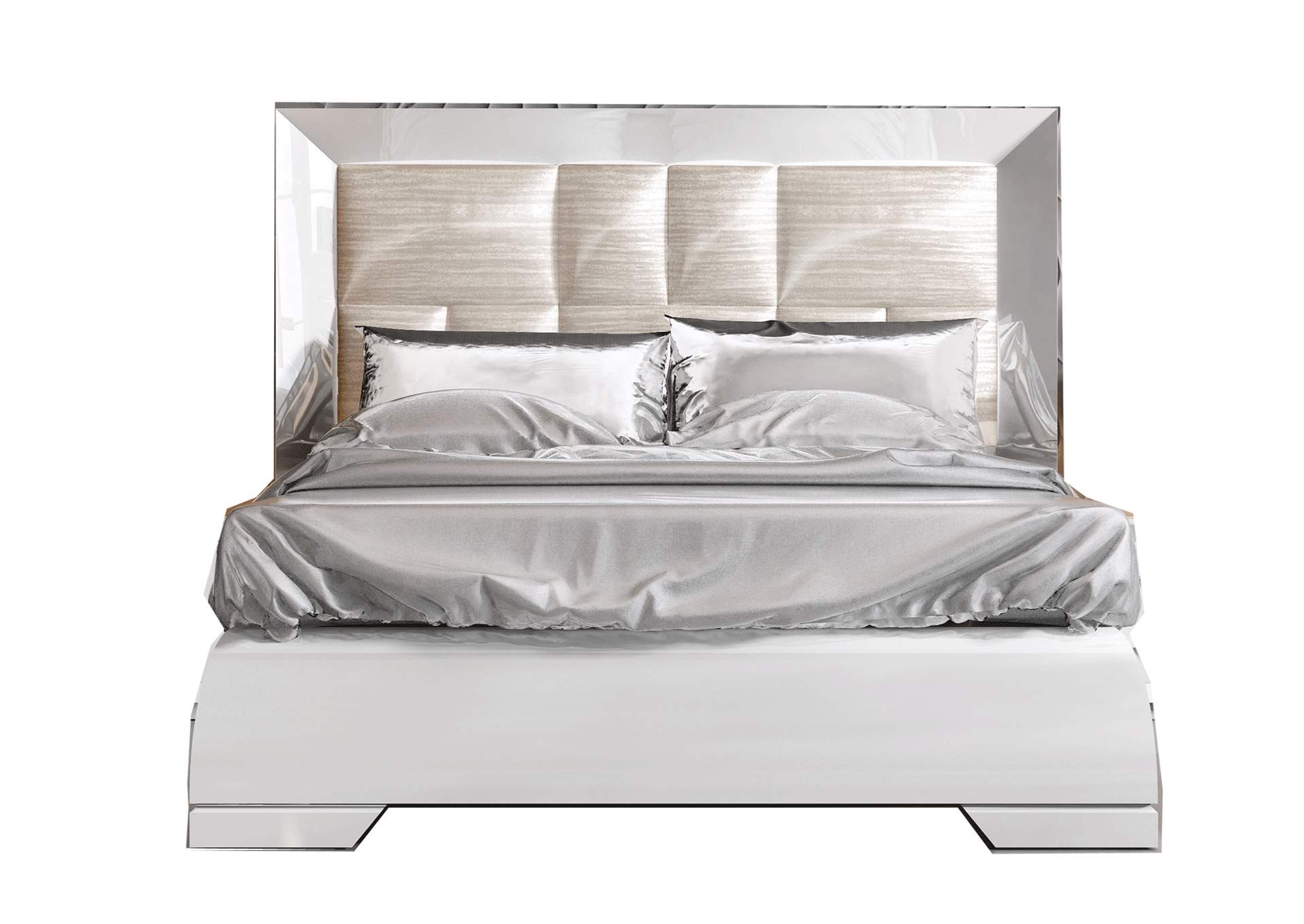 Carmen White King Bed,ESF Wholesale Furniture