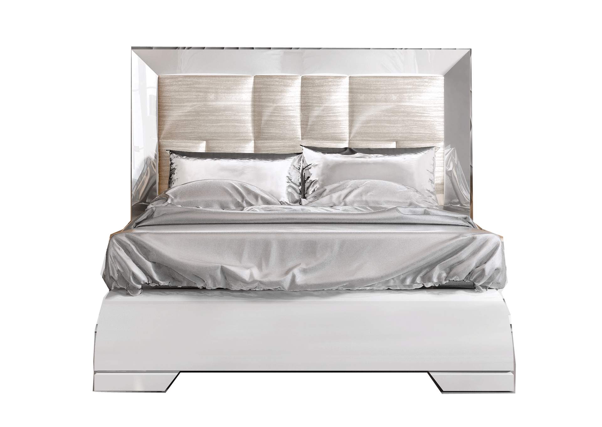 Carmen White Queen Bed,ESF Wholesale Furniture