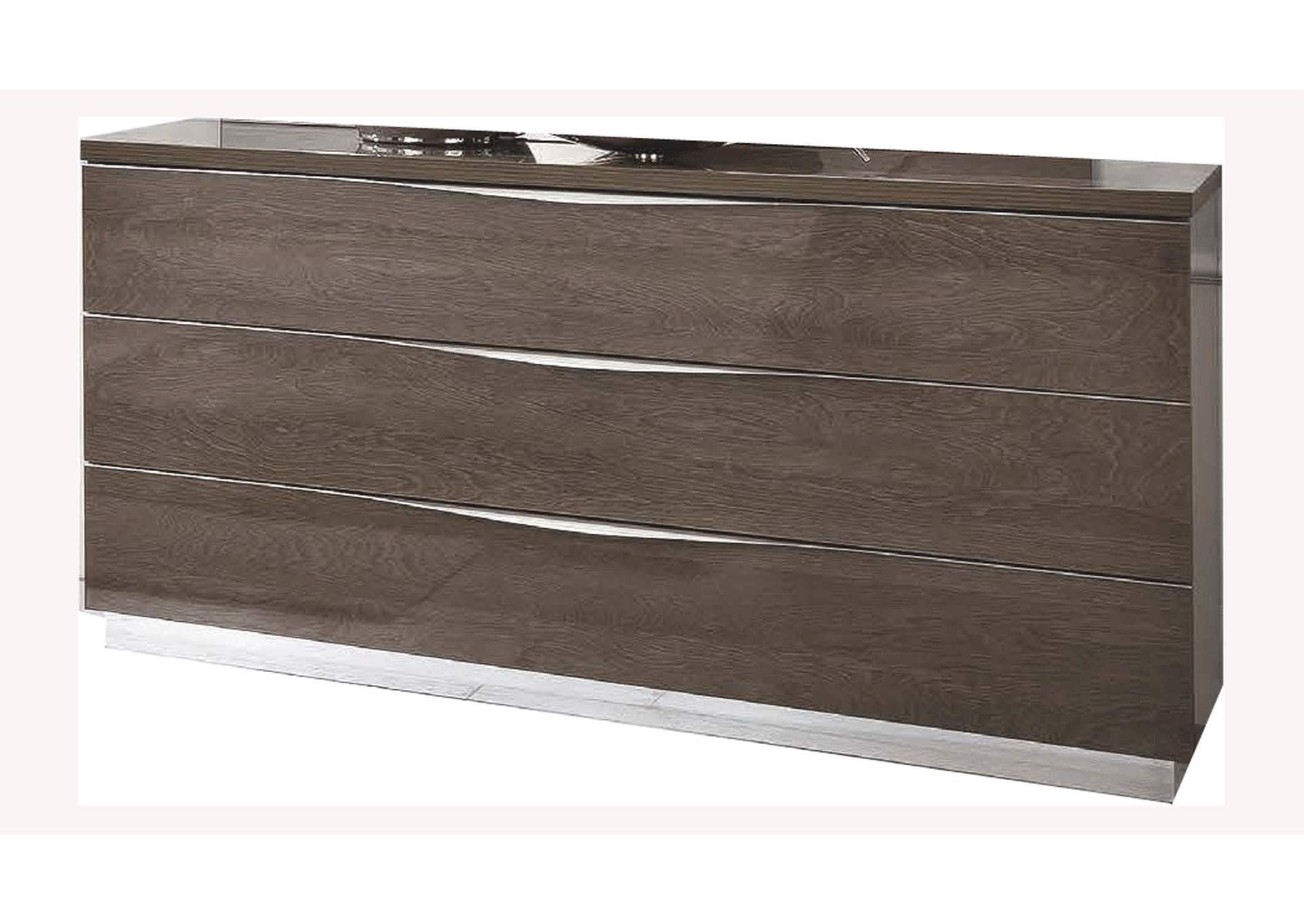 Platinum Single Dresser Silver Birch,ESF Wholesale Furniture