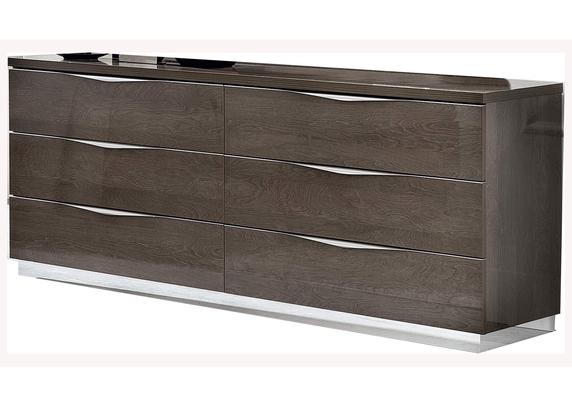 Platinum Double Dresser Silver Birch,ESF Wholesale Furniture