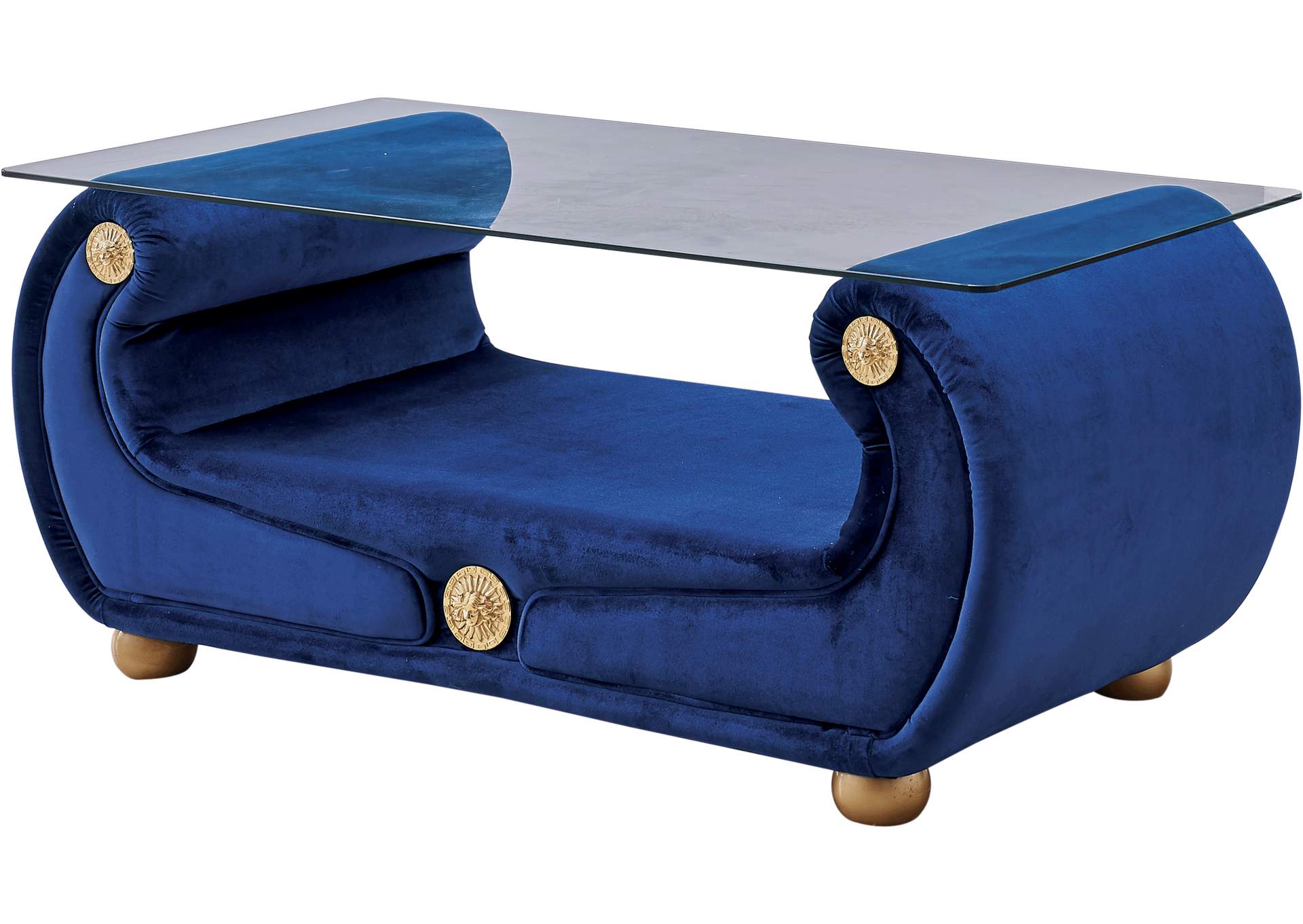 Giza Coffee Table Blue,ESF Wholesale Furniture