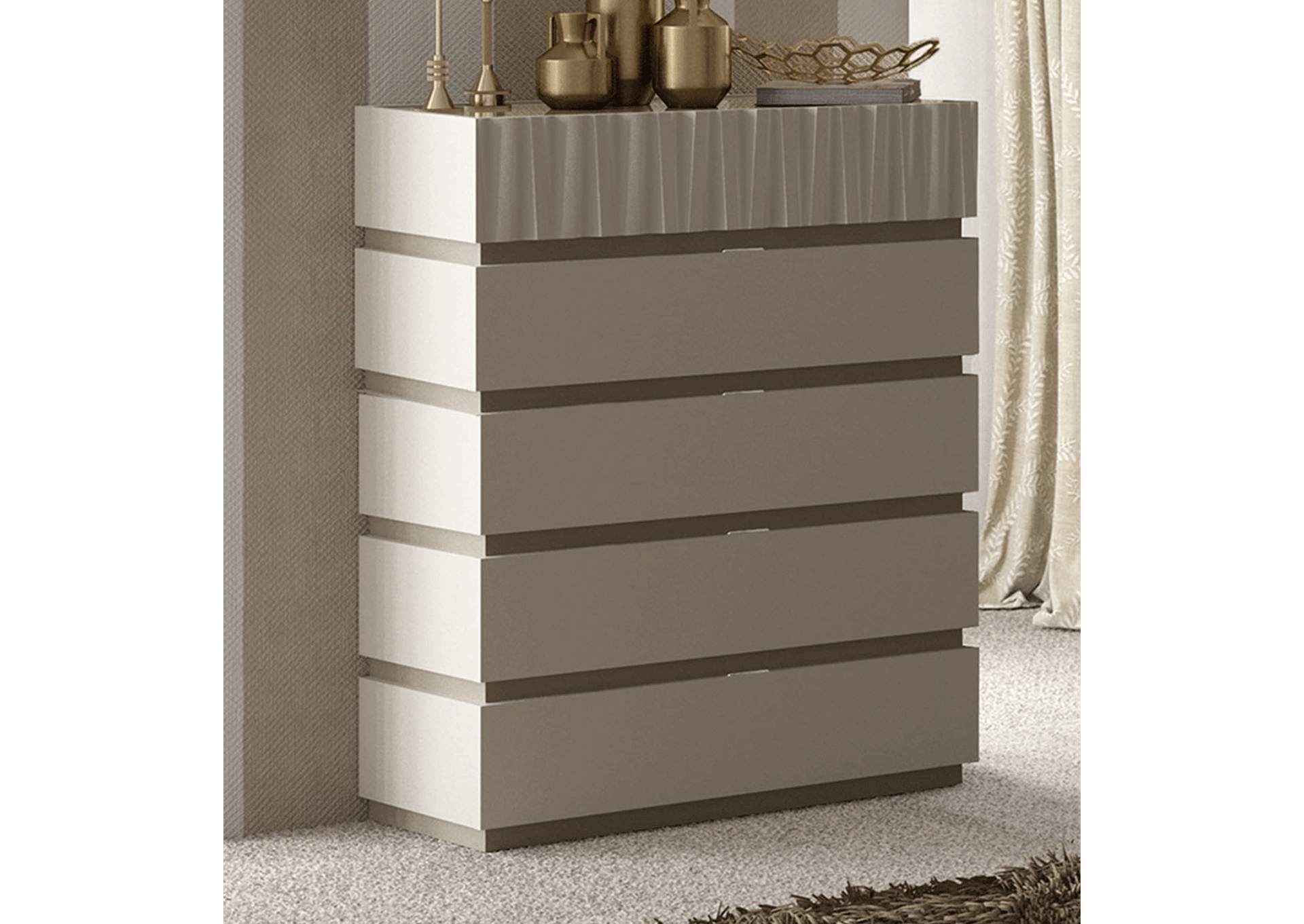 Marina 5-drawer Chest,ESF Wholesale Furniture